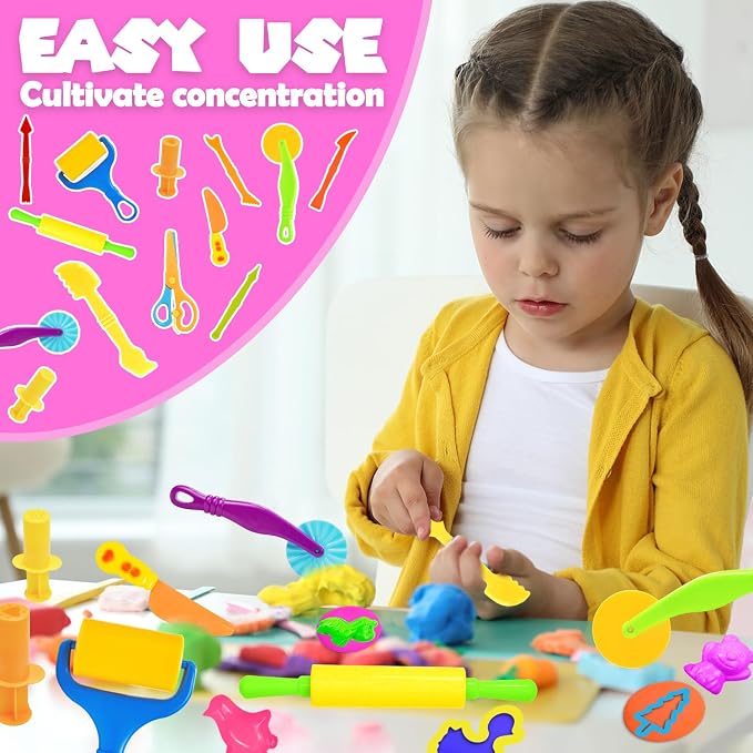 Playdough Tools Set, Creative Play Dough Accessories - Image 5
