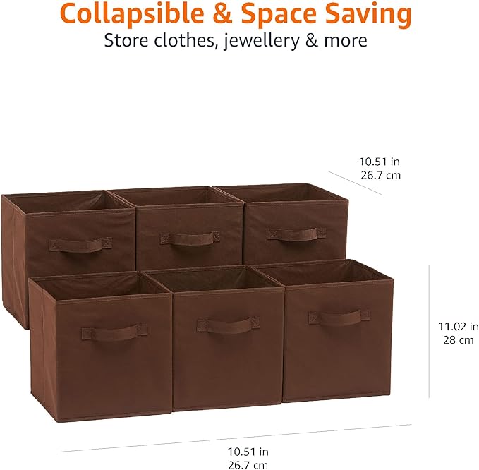 Amazon Basics Collapsible Fabric Storage Bins - Image 5