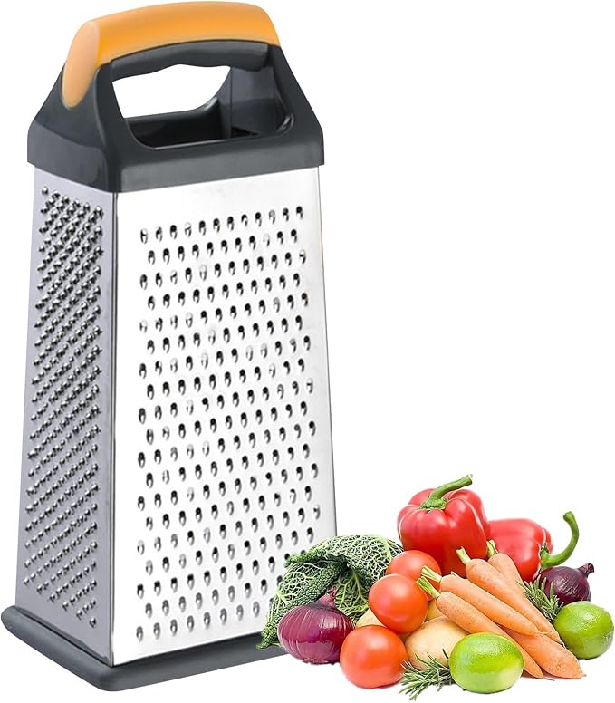 Cheese Grater, 4-Sided Box Grater by Unknown