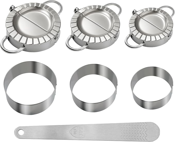 3-in-1 Stainless Steel Dumpling Maker Set by Unknown