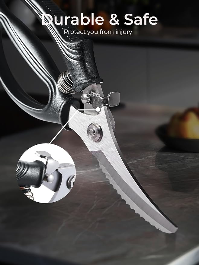 Poultry Shears, Heavy Duty Kitchen Shears - Image 6