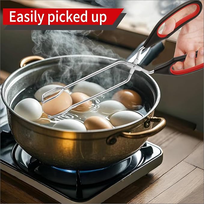 2-Pcs Stainless Steel Scissor Tongs, 9.25-Inch and 11-Inch set Kitchen cooking - Image 5