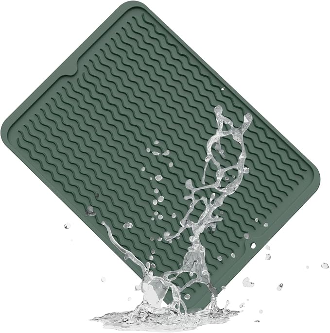 ZLR Silicone Dish Drying Mat & Heat Resistant Trivet by ZLR