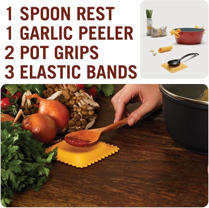 Pasta Grande - Fun Pasta Shaped Silicone Kitchen Tools in a Gift Box / 4 of our - Image 3