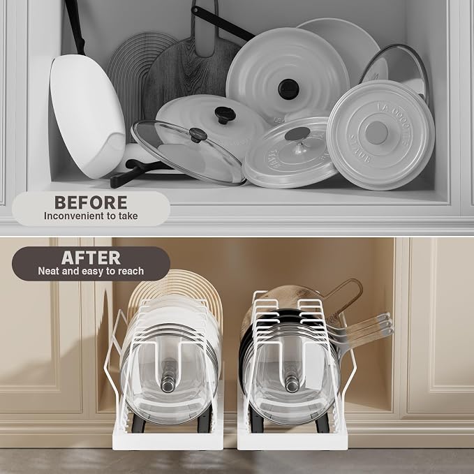 Magheo Pots and Pans Organizer Under Cabinet - Image 3