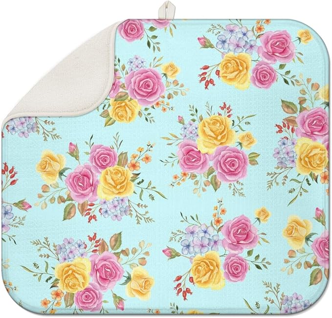 Dish Drying Mat Drainer Pads by Kuyig+Home