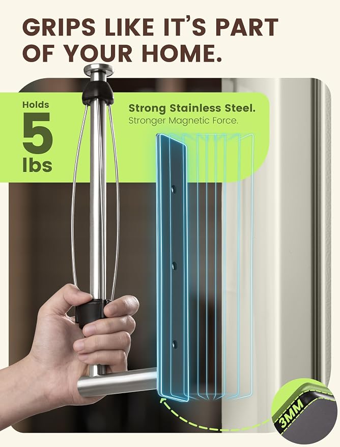 INMAKER Magnetic Paper Towel Holder, Strong Magnet Paper Towel Holder - Image 2