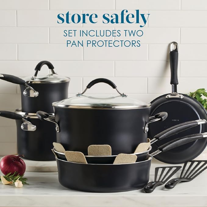 Rachael Ray Cucina Ceramic Cookware Set - Image 6