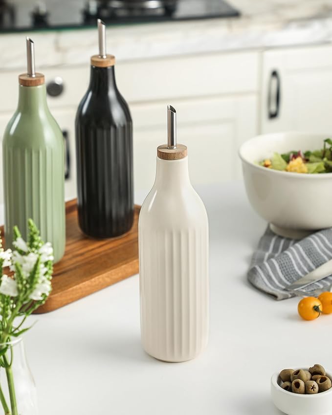 FE FUN ELEMENTS Olive Oil Dispenser Bottle, 19 oz Oil Dispenser - Image 6