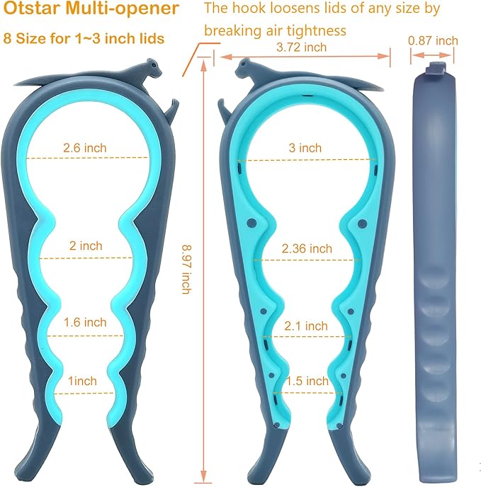 Otstar Jar Opener Bottle Opener and Can Opener - Image 2