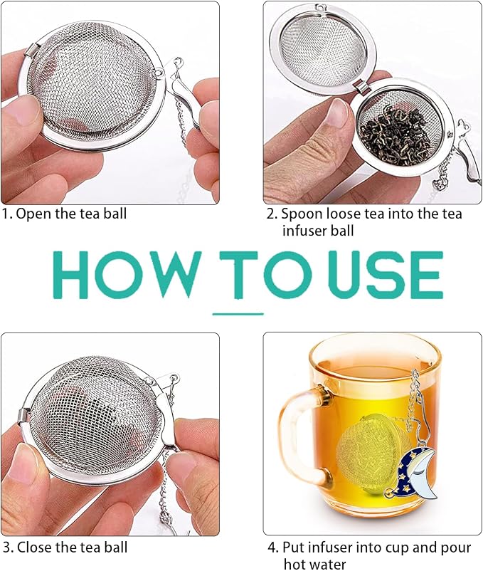 2pcs Loose Leaf Tea Steeper - Image 3