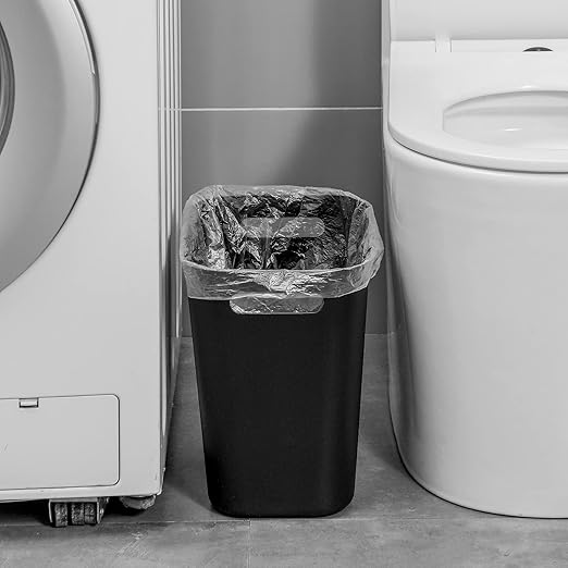 UUJOLY Plastic Trash Can Wastebasket, Garbage Container Basket - Image 2