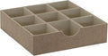 Household Essentials Brown 723-1 Deep 9 Section Drawer Organizer Box by HouseholdEssentials