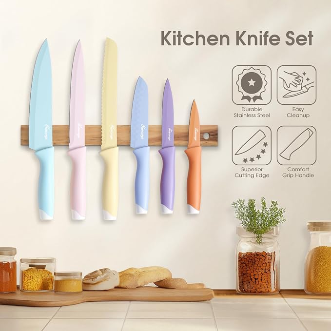 Knife Set, Stainless Steel Chef Knife Sets - Image 6