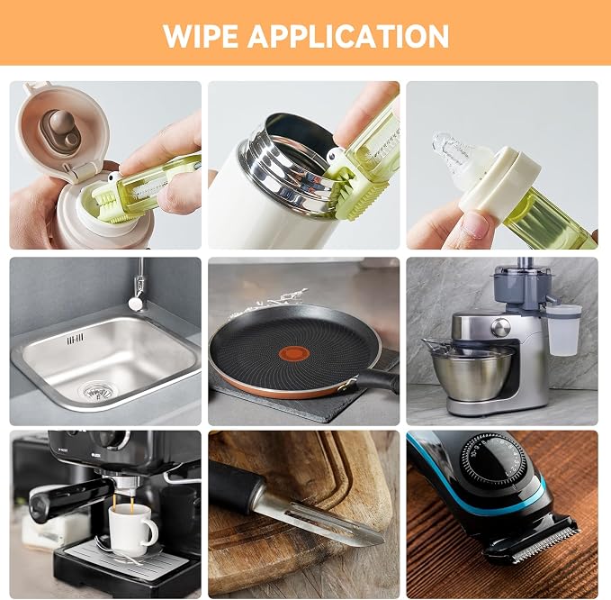 3 in 1 Cup Lid Gap Cleaning Brush Set, Silicone Cup Lid Gap Cleaner, Home - Image 7