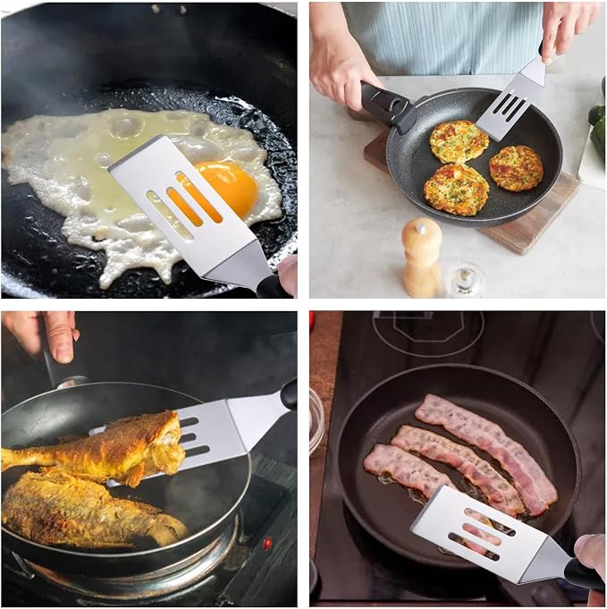 2 Pack Mini Spatula Stainless Steel Small Spatula - Image 5