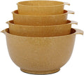 BoxedHome Dressing Bowl Set Red Pine Fiber Salad Bowls Non-Slip Stackable by BoxedHomeProducts