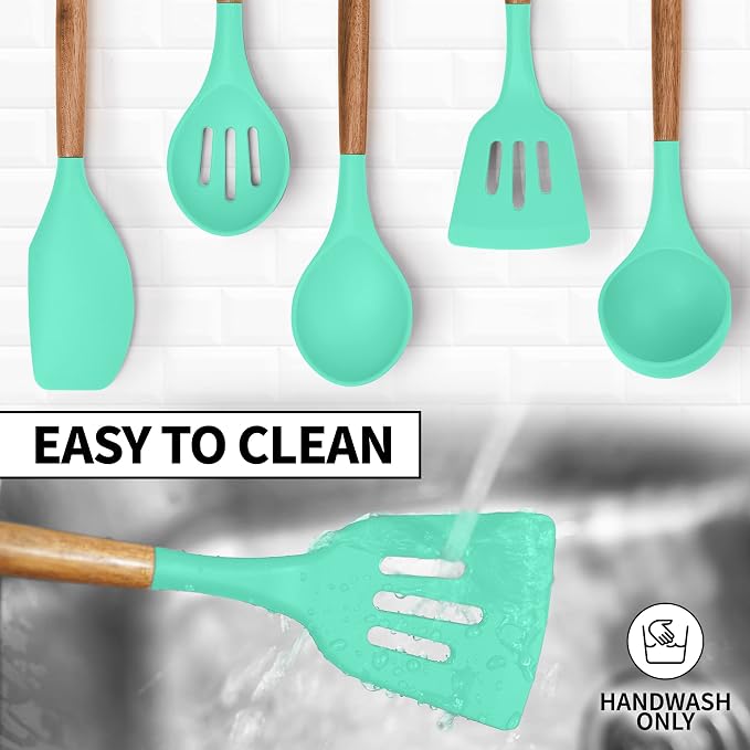 Zulay Kitchen Non-Stick Cooking Utensils Set - Image 7