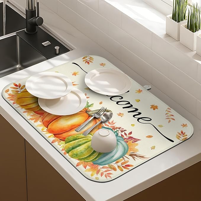 Dish Drying Mat Drainer Pads - Image 3