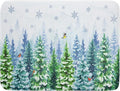 Winter Forest Dish Drying Mats by Giwawa