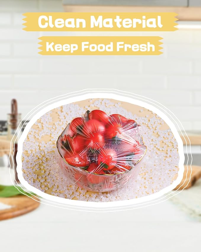Plastic Bowl Covers for Sourdough Bread Proofing Large Disposable Elastic Food - Image 7