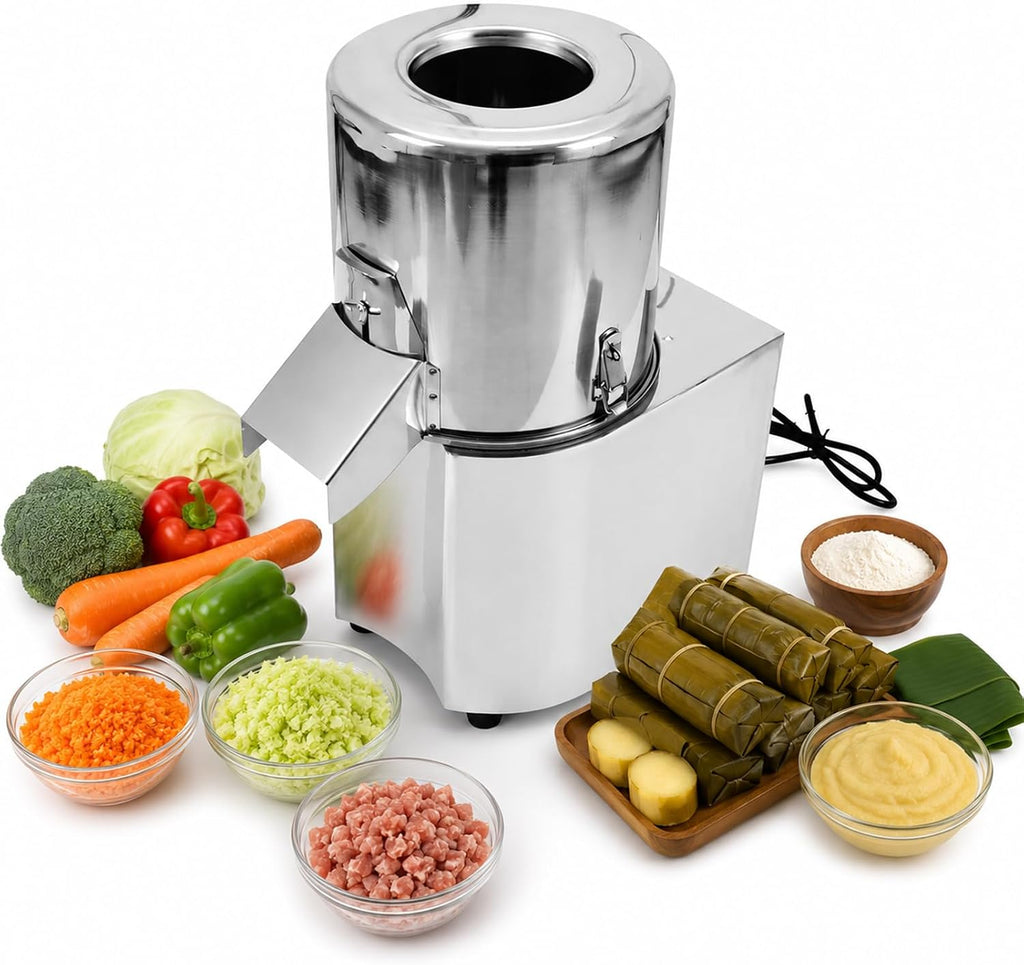 550W motor, 120 kg per hour supplier-rated capacity, and operating guidance