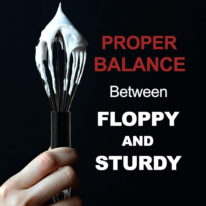 Anaeat 9" Silicone Balloon Whisk, Milk and Egg Beater Blender, Heat Resistant - Image 8