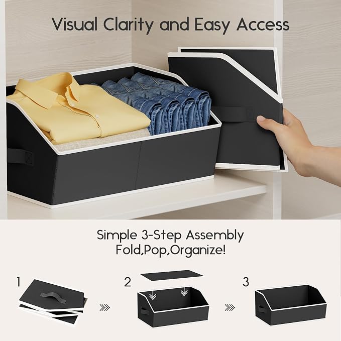 Homsorout Large Closet Organizers and Storage Bins - Image 4