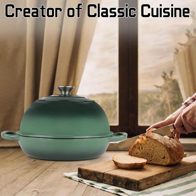 Enameled Cast Iron Bread Oven, Dutch Oven Pot - Image 6