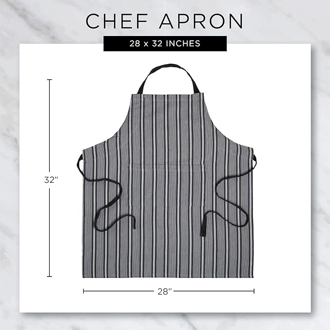 DII unisex Chef Style Cotton Apron - Image 10