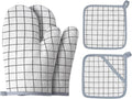 Oven Mitts and Potholders BBQ Gloves-Oven Mitts and Pot Holders by Win+Change