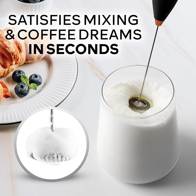 Zulay Kitchen Powerful Milk Frother Wand - Image 2
