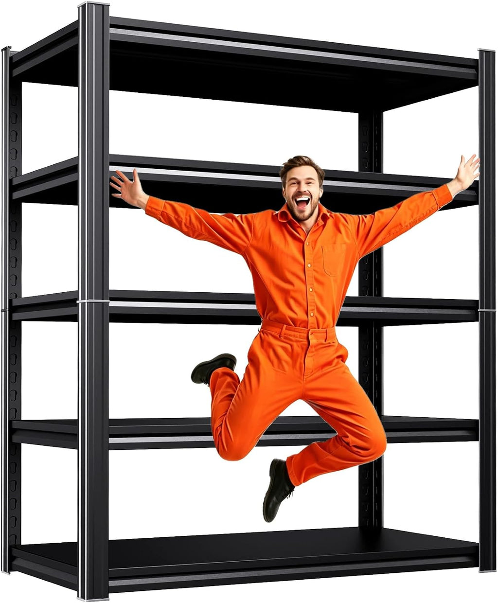 72''H 35''W Storage Shelves Garage Shelving,Adjustable Garage