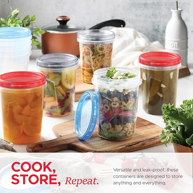 Tafura 15 Pack Leakproof Freezer Containers - Image 2