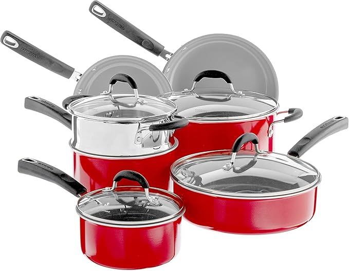 Cuisinart 54C-11R 11-Piece Ceramica XT Nonstick Cookware Set - Image 2