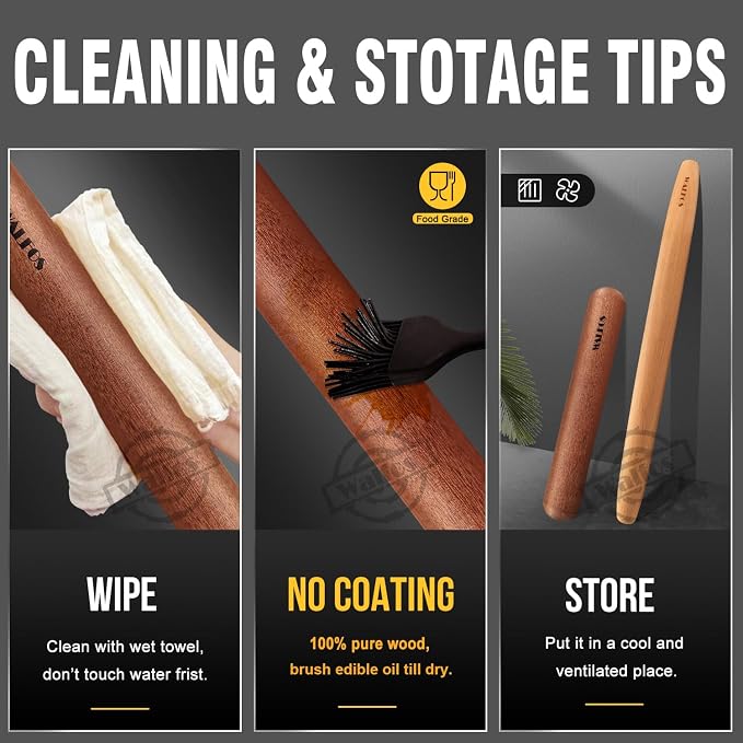 Walfos French Rolling Pin Set - Image 4