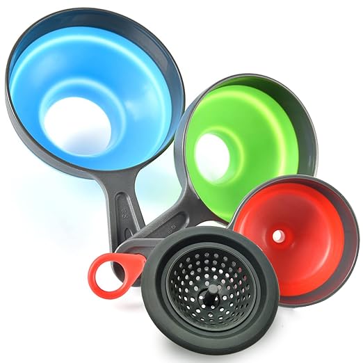 Delove Canning Funnel with Strainer by Delove