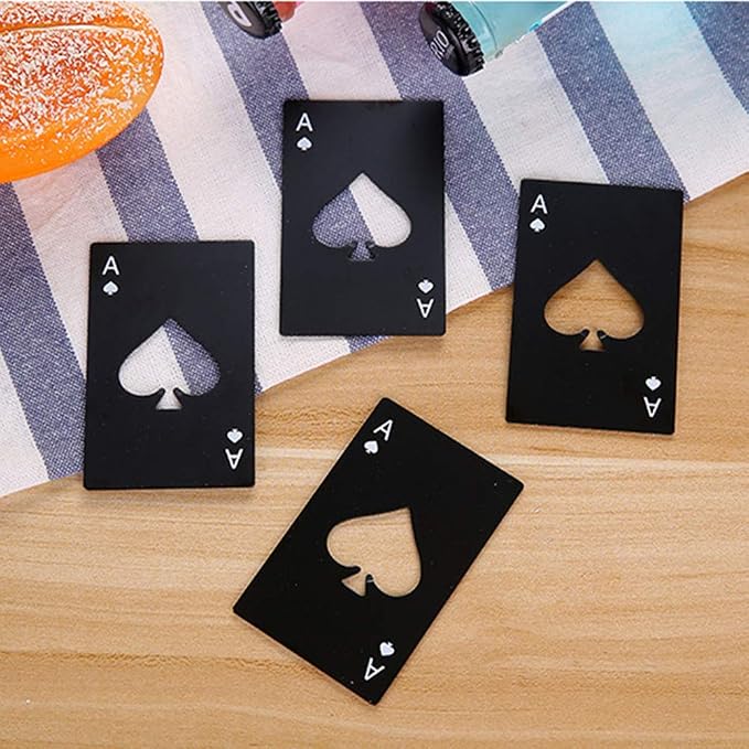 Ace Of Spades Bottle Opener Credit Card Size Pocker Cap Opener Portable - Image 4