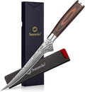 Sunnecko Boning Knife with Pakkawood Handle, 6 inch High Carbon German by Sunnecko