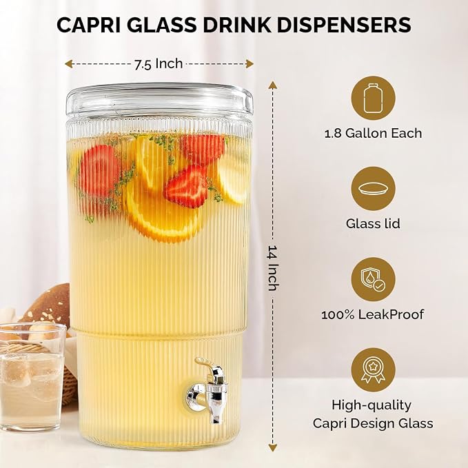 2-PACK Capri Drink Dispenser - Image 2