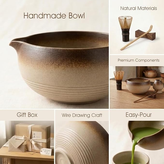 Matcha Whisk Set, 5-Piece Matcha Kit - Image 3