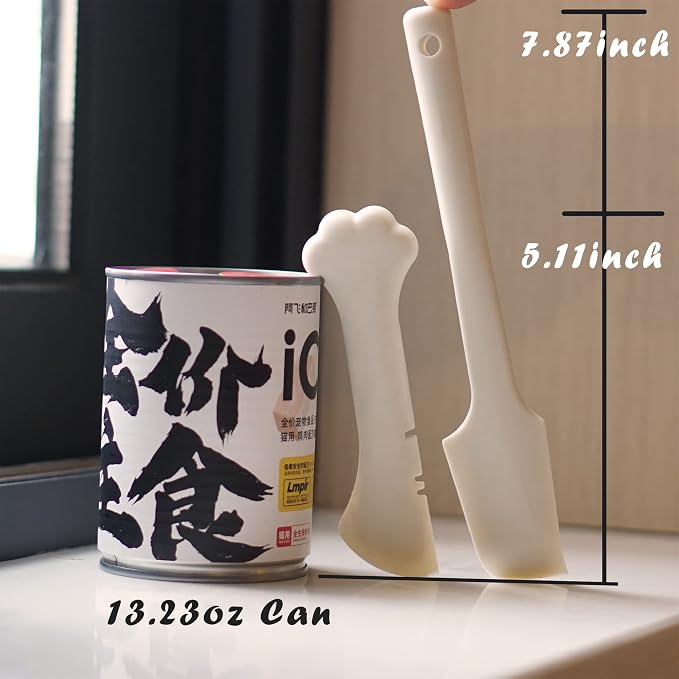 Meow&Woof Cat Wet Food Spoon, Mini Spatula - Image 2