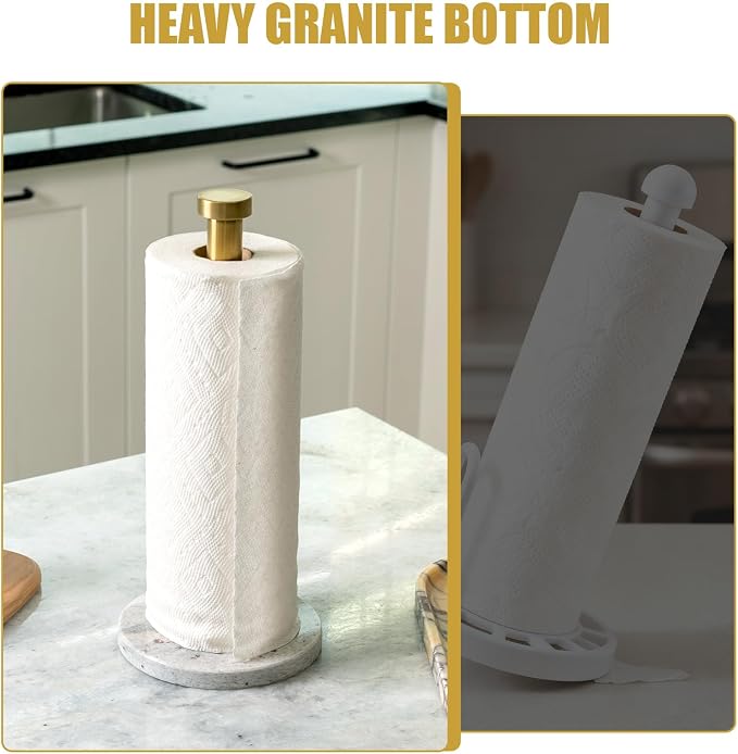 Koville Paper Towel Holder Countertop, Standing Paper Roll Holder - Image 7
