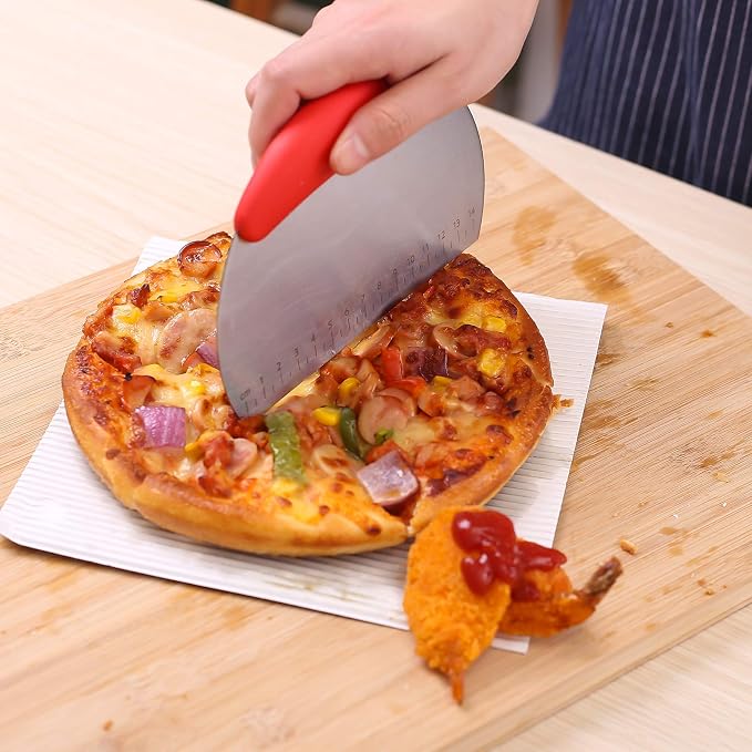 1 pcs Dough Pastry Scraper Chopper/Stainless Steel Dough Scraper Cutter - Image 5