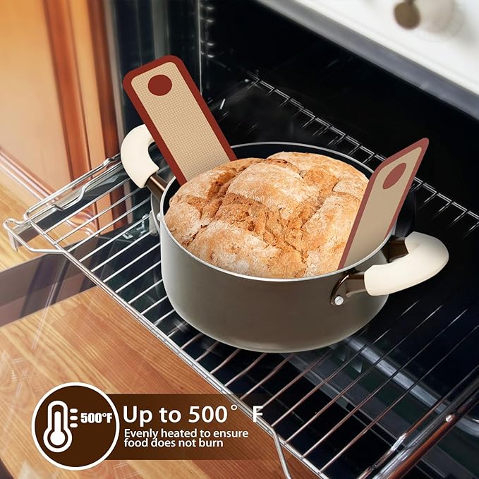 Silicone Bread Sling for Dutch Oven, Non-Stick & Easy to Clean Bread Baking Mat - Image 4