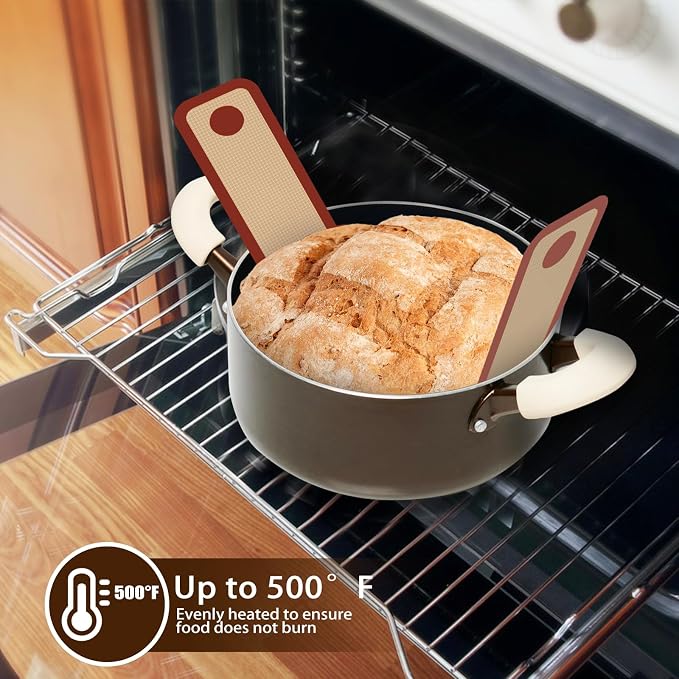 Silicone Bread Sling for Dutch Oven, Non-Stick & Easy to Clean Bread Baking Mat - Image 4
