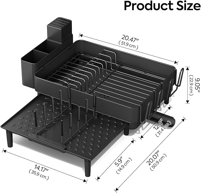 Expandable Dish Rack with Drainboard - Image 2