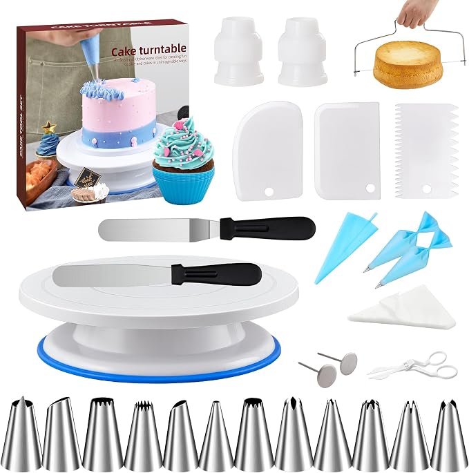 Cake Decorating Tools Supplies Kit by WelcometoQuellance