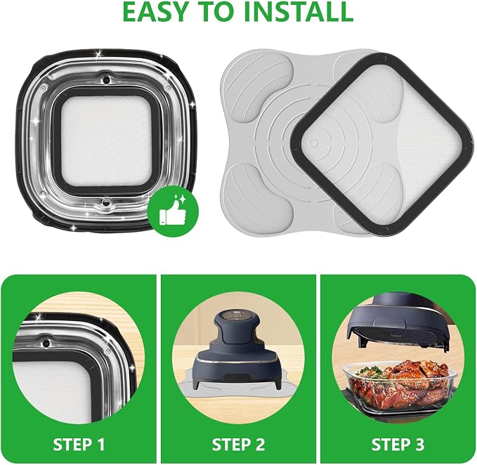 2Pcs Silicone Heat Resistant Mat & Splatter Shield, Foldable Silicone Mat and - Image 5