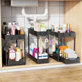 Simple Trending 3 Pack Under Sink Organizer, Pull-Out Cabinet Organizer Drawer by SimpleTrending